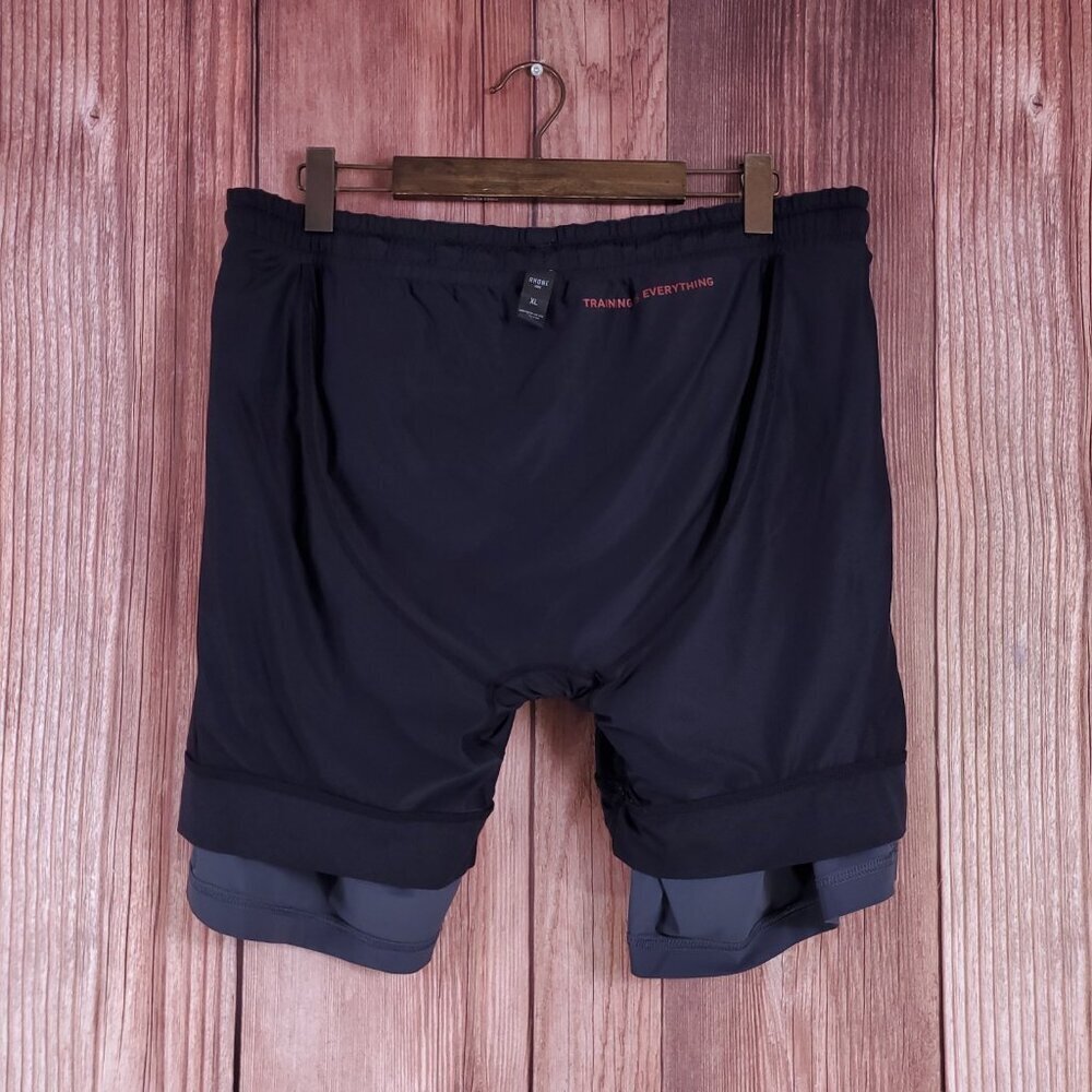 Rhone Mens Size XL 9” Versatility Shorts Lined Gray Athletic Athleisure Workout - Picture 4 of 11